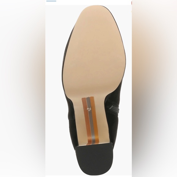 💕HOST PICK💕 SAM EDELMAN 🆕 Eli Platform Bootie. Black Suede Booties. Size 8. - Picture 6 of 9